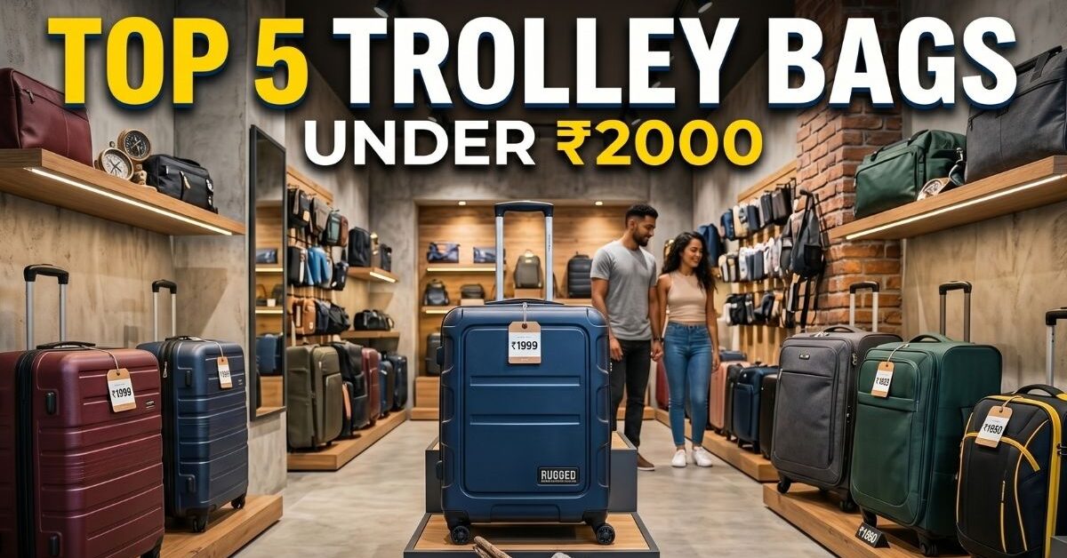Top 5 Trolley Bags Under ₹2000