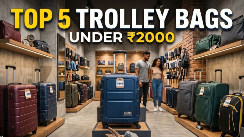 Top 5 Trolley Bags Under ₹2000