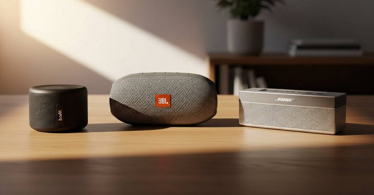 Affordable boAt, JBL, and Bose Bluetooth Speakers Compared
