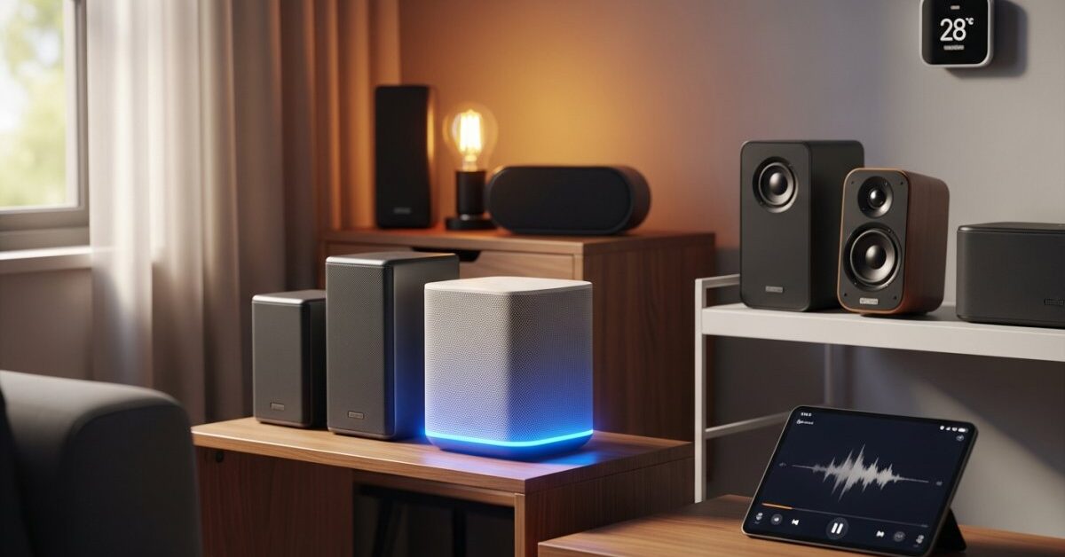 Smart Bluetooth Speakers for Home Automation and Music